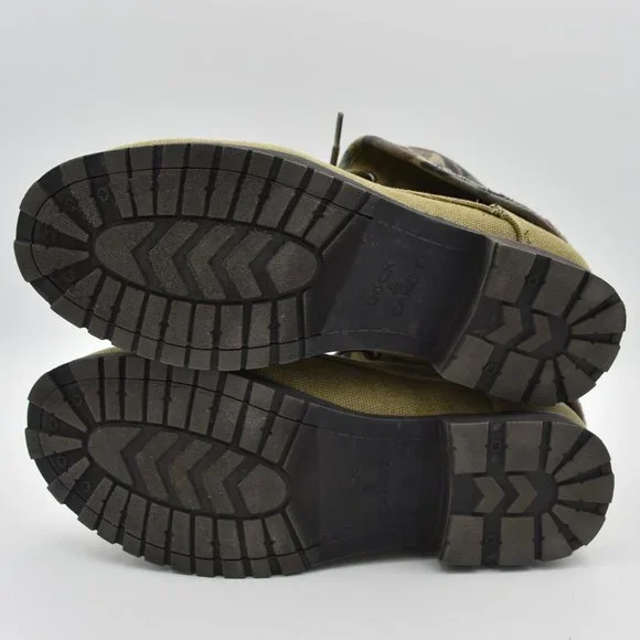 NWOT Rock & Candy by ZiGi Green Camouflage Spraypaint Boots, Women's Size 6.5 - Picture 8 of 13